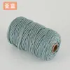 Cuerda de Algodón de Color de 3 mm para Manualidades Trenzado Hecho a Mano Hilo de Algodón Grueso Fino Suave Cuerda para Tapicería 10m/50m/100m No