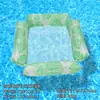 Raft Inflable Flotante Modelo Nuevo Transfronterizo para Exteriores Plegable con Respaldo Malla Cama Flotante Productos Inflables para Agua Sillón Cama Flotante