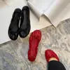 Zapatos Mary Jane planos de suela blanda, estilo ballet con lazo, para mujer