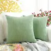 Funda de Almohada de Pana al por Mayor Transfronteriza Funda para Cojín de Sofá Lujo Ligero Tacto de Gama Alta Cojín para Cabecera Cojín para Respaldo Sin Relleno