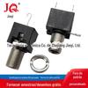3.5 fone de ouvido soquete PJ-301M pino estendido com porca soquete de áudio 3.5 com conector de fone de ouvido de parafuso