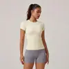 Nuevo producto transfronterizo: Camiseta de manga corta ajustada, ultradelgada, de secado rápido, adelgazante, transpirable, adecuada para correr y fitness