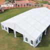 Carpa de boda estilo europeo para invernadero al aire libre, carpa para actividades humanas, carpa de almacenamiento de aleación de aluminio con diseño de espiga para bodas
