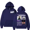 Sudadera Unisex Harajuku Hip-Hop Música Pop Moda Callejera Tour Álbum 2025 Rapper Morad Mdlr