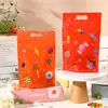 Nova Bolsa Stand-Up Autosselante Crocante de Flocos de Neve Saco para Bala de Nougat Biscoito Saco para Alimentos de Panificação Lanche Saco com Fecho