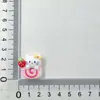 Lindos Postres Gato Kt Accesorios de Resina DIY Pegamento de Crema Pasador Funda de Teléfono Móvil Decoración para Taza de Agua de Vehículo Eléctrico Venta al por Mayor
