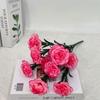 Flores de Clavel de Tallo de Hierba Acuática Multicabezal en Stock al por Mayor para Mesa de Sala de Estar Decoración del Hogar Flores de Seda de Tallo Único Arreglo Floral Artificial