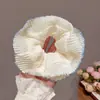 Goma de pelo de encaje para niñas, linda liga para moño que no daña el cabello, cuerda para el pelo floral, accesorio para el pelo de niña pequeña