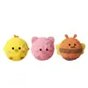 Producto nuevo original: Juguete de peluche de perro pequeño con forma de bola espinosa para que las mascotas mastiquen y roan, linda pelota rebotante con forma de animal