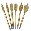Juego de Brocas Planas para Carpintería de 6 Piezas 6-55mm Acero de Alto Carbono Punta Plana Taladro de Expansión de Agujeros para Puertas de Cajón Abreagujeros para Carpintería