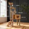 Estrutura de Escalada para Gatos Luxuosa Tudo-em-Um Estrutura de Escalada Grande para Gatos Luxuosa Cápsula Espacial Dupla Ninho para Gatos Fabricante de Árvore para Gatos Atacado