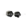 Botones de resina perlada elevados de 11 mm, botones de pentagrama y flor de ciruelo con polvo de plata, botones decorativos para camisas, accesorios DIY al por mayor