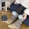 Leggings de invierno para niñas 2026, ropa exterior, calcetines lindos de cordero, para niños, forrados de felpa, engrosados, cálidos y esponjosos