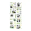 Pegatinas de Chica Animal de Dibujos Animados Pegatinas Transparentes para Mascotas Manual Pegatinas Lindas para Taza de Termo Impermeables sin Costuras Pegatinas Decorativas para Taza de Agua