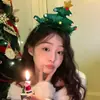 Acessórios de tiara para cabeça de Natal, tiara com galhos de veado, acessórios de cabelo de veado, decoração de Natal