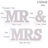 Decorações de Festa de Dia dos Namorados Letras em Inglês Estilo Pastoral Enfeites Decorativos Casamento Dia dos Namorados Chinês Adereços para Fotos
