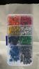 Conjunto de Conectores Terminais Tubulares Ve1200Pcs Pacote Combinado Ve1900Pcs Fiação de Tubo Agulha Estilo Europeu