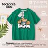 Camiseta de Manga Corta de Algodón para Hombre, Mujer y Niño, Verano, Linda, Estudiante, Versátil, Casual, Merchandising de Detective Dog Dogman 7