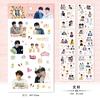 Star Animation Hand Account adesivos atacado Qin Xiao Xian Hua Chen Yu era grupo de jovens em torno de adesivos de papelaria e adesivos de papel