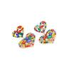 Pendientes de doble corazón con diamantes huecos, creativos y exagerados, de estilo europeo y americano, con temperamento retro y llenos de diamantes, para mujer.