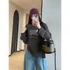 Camiseta holgada de manga larga para mujer, estilo coreano, relajada y divertida, con bordado de cordero, efecto adelgazante, camiseta básica, nueva para otoño 2026, H083112