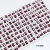 Broca de unha Dongzhou 6*4MM corte flor de gelo retangular ângulo reto fundo pontiagudo broca acessórios para joias DIY nova broca de unha super brilhante