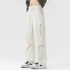 Pantalones Cargo Funcionales Americanos para Hombre, Nuevos Pantalones Casuales Rectos Holgados de Moda para Primavera y Otoño