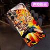 Adequado para Capa de Celular Apple 14Plus Nova Luz de Chamada Incoming para Iphone16 13 Anime 15Pro Modelo Masculino 12Pro
