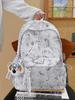 Bolsa Casual de Grande Capacidade para Mulheres 2025 Nova Mochila Fresca Estilo Faculdade Versátil Bolsa Escolar Estudante