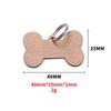 Atacado do Fabricante Placas de Identificação para Cachorro de Madeira em Branco Placas para Gato de Estimação de Madeira Semi-Acabadas Processamento de Marcação a Laser