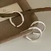 Nuevos Pendientes con Textura de Rama para Mujer, Diseño de Nicho, Estilo Étnico Retro, Simples y Versátiles, Pendientes Exquisitos para Mujer