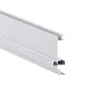 Pálpebra dupla canaleta de luz luminosa sem teto montada na superfície luz linear linha de canto liga de alumínio LED