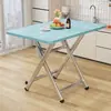 Nueva Mesa Plegable para Apartamentos de Alquiler, Mesa de Comedor para el Hogar, Mesa Portátil para Exteriores para Puestos Callejeros, Escritorio para Dormitorios