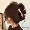 Nuevo clip de tiburón 2026 para otoño e invierno, pinza para el cabello de gran tamaño de alta gama para mujeres con cabello abundante, con diseño de lazo