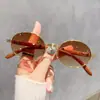 Novos Óculos de Sol Retro com Estampa de Madeira Sintética Óculos de Sol Ovais Masculinos Óculos de Sol Femininos Tendência Moda Europeia e Americana Óculos de Sol com Proteção UV