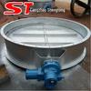 Fabricante Produz Válvula Borboleta Ventilada Dn900 Elétrica Reguladora de Ar Válvula de Ar para Grelha Porta de Ar para Chaminé Aço Inoxidável Porta de Ar Manual