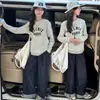 Camiseta Rayada de Primavera para Niñas 2026 Nueva Moda Tendencia Ropa Infantil Camiseta Base de Algodón Sudadera para Primavera y Otoño
