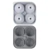 Moldes de Hielo de Silicona de Bola de Hielo, Balompié, Baloncesto, Béisbol, Tenis, Moldes de Cubitos de Hielo Esféricos, Bandejas para Cubitos de Hielo