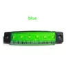 Luz de posição lateral para comércio exterior 6LED tira de LED luz lateral 12v24v caminhão caminhão carro europeu barco luz lateral e-commerce transfronteiriço luz de carro
