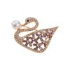 Broche Transfronterizo Nuevo Estilo Coreano Broche de Cisne con Pedrería Pin Corsage Animal Versátil de Nicho de Alta Gama Accesorios