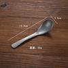 Cuchara Vintage de Acero Inoxidable Estilo Japonés Estilo Antiguo Creativa Sopa Más Cuchara de Sandía Cuchara para Comer Cuchara Sopera Pequeña Cuchara Grande Más