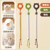 Caña de juguete para rascar y masajear gatos, juguete interactivo multifuncional, juguete retráctil de doble cara para gatos, adecuado tanto para gatos adultos como para gatitos