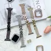 Adecuado para Correa de Apple Watch Correa de Apple Watch Aleación de Perla Correa de iWatch