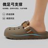 Zuecos Estilo Birkenstock Modelo Nuevo 2025 para Mujer, Sandalias y Chanclas Cerradas Cómodas y Antideslizantes de Eva para Playa para Hombre, Adecuados para Uso al Aire Libre en Verano