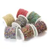 Cadena de Cuentas de Piedra Natural Acero Inoxidable de Fábrica Fuente Venta al por Mayor 0.8mm Conserva el Color Collar Pulsera DIY Transfronterizo En Stock Disponible para Personalización