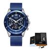 LIGE/LIGE nuevo reloj de hombre multifunción Cronógrafo reloj de cuarzo para hombre impermeable reloj de pulsera
