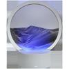 Lámpara Descompresión de Cristal de Arena Movediza Táctil Luz Nocturna Pintura de Arena Movediza Sala de Estar Escritorio Regalo Creativo Lámpara de Ambiente Transfronteriza