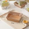 Caja Cortadora de Pastel de 3 Pulgadas 4 Pulgadas Tiramisú Lasaña Pastel Vasco Caja de Empaque para Postre Altura