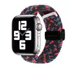 Adequado para pulseira apple iwatch apple ajustável trançada 8 pulseira apple fivela dobrável sucção magnética pulseira ultar