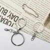 Accesorios para muñecas llavero con hebilla de langosta de metal cadena de cuentas broche accesorios de muñeca DIY montaje